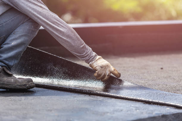Professional Waterproofing technician working in Crown Point, IN